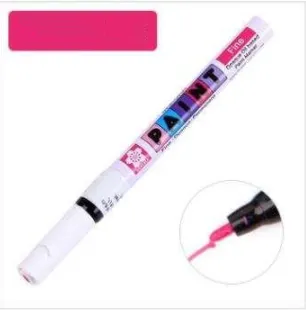 Coslor Paint Pen Red Art Highlight Painting Pen Blue