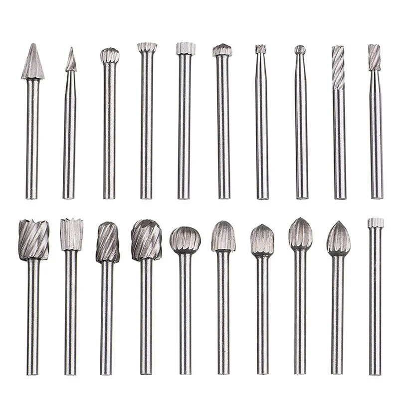 20pc High Speed Steel Rotary File