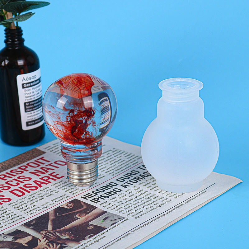 Epoxy Mold 6 Bulbs Mirror Resin Crystal Bulbs