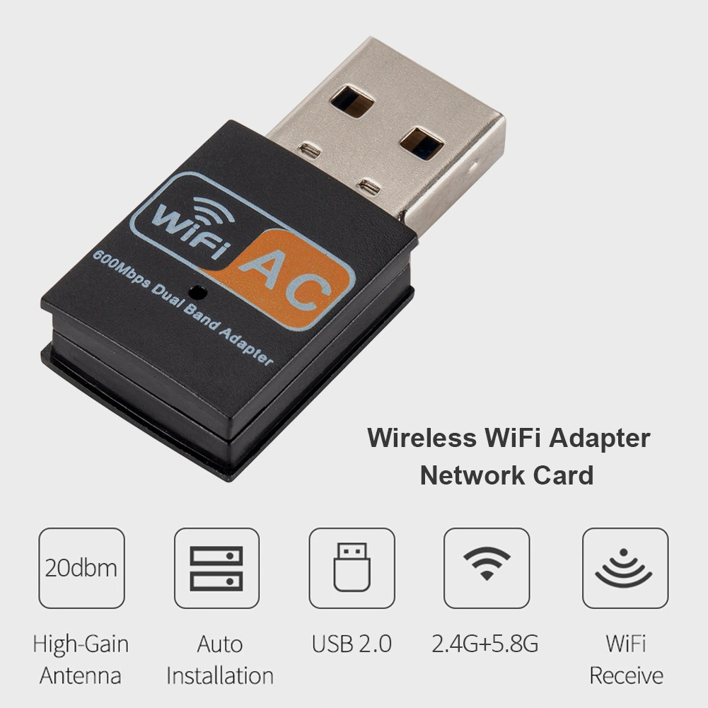 5G Wireless Network Card 600Mps Wifi Signal Receiver