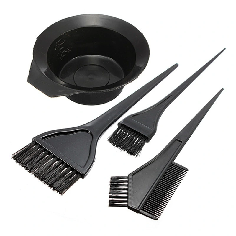 Four-piece Household Hair Dyeing Bowl Comb