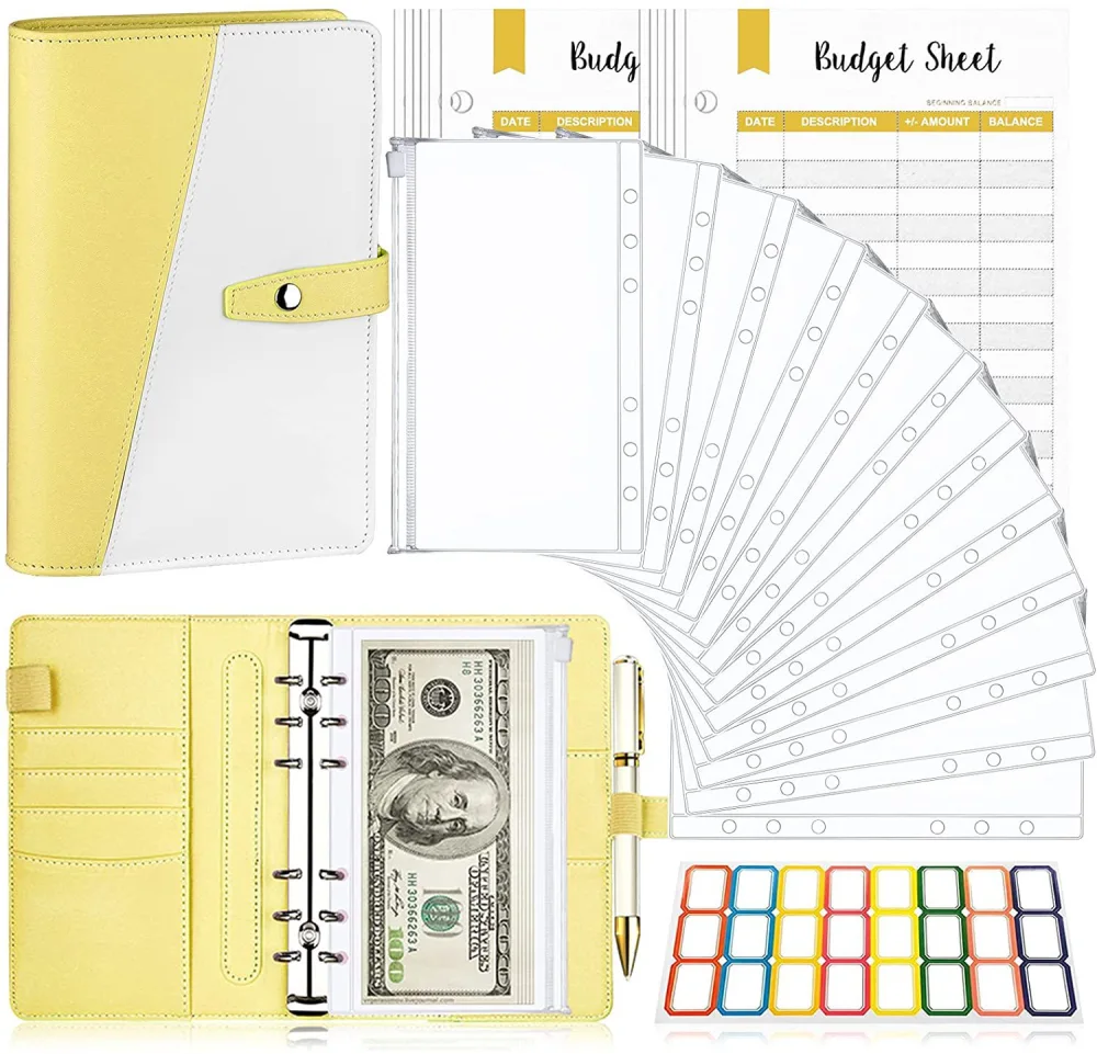 A6 Budget Macaron Color Matching Notes Cash Hand Ledger