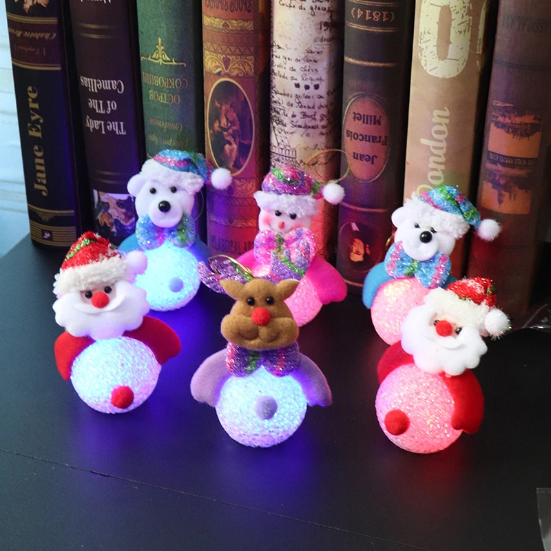 Luminous Ornaments Snowman Christmas Tree Pendant