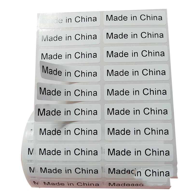 Made In China Label Sticker