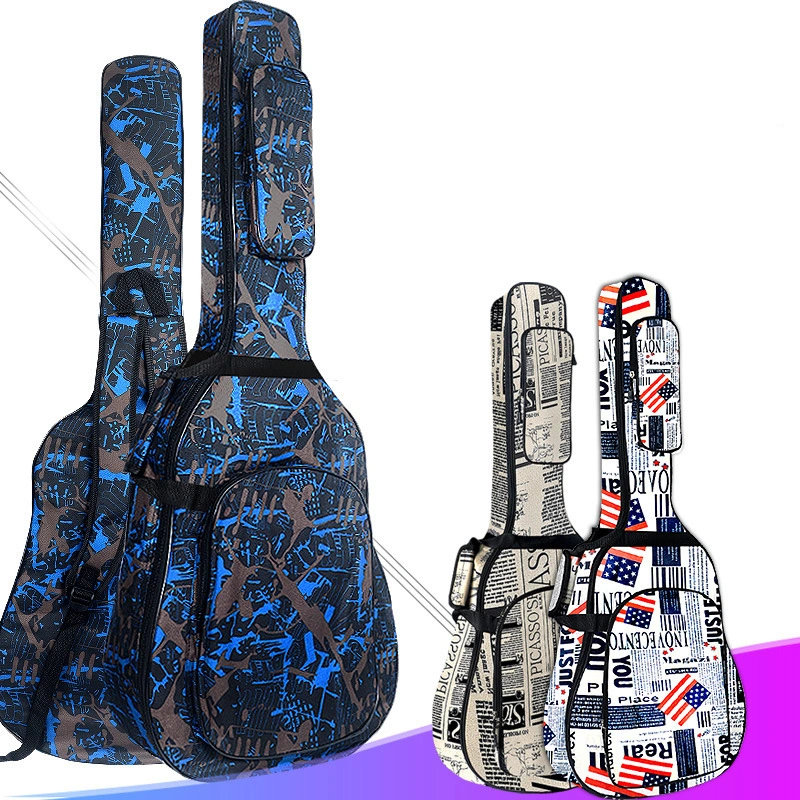 Oxford Cloth Color Printing Guitar Bag 41 Inch