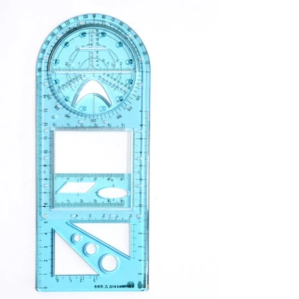 Geometric Ruler Parabola Ellipse Measuring Angle Compass Drawing Circle Artifact