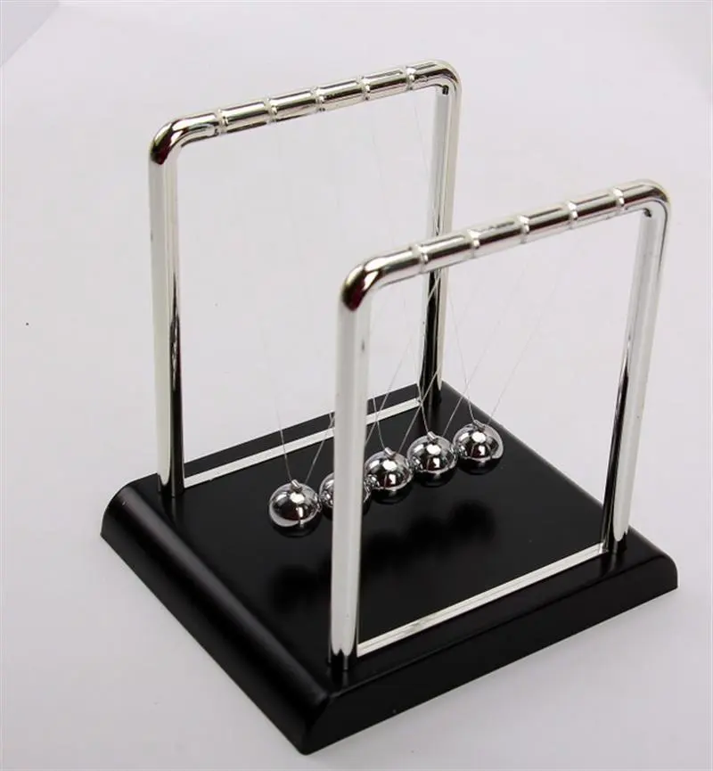 Square T - Newton Pendulum Perpetual Motion Apparatus Collides Balls