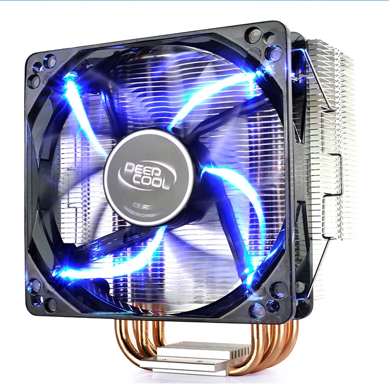 CPU Fan Radiator Ultra-quiet Four Heat Pipe Temperature Control Speed