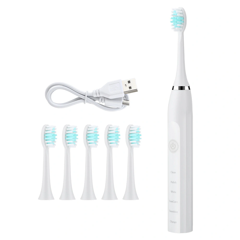 Household Vibrating Soft Toothbrush Rinsing Device Rechargeable