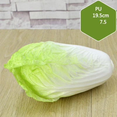 White Lettuce Leaf Toy Model Room Kitchen Decoration