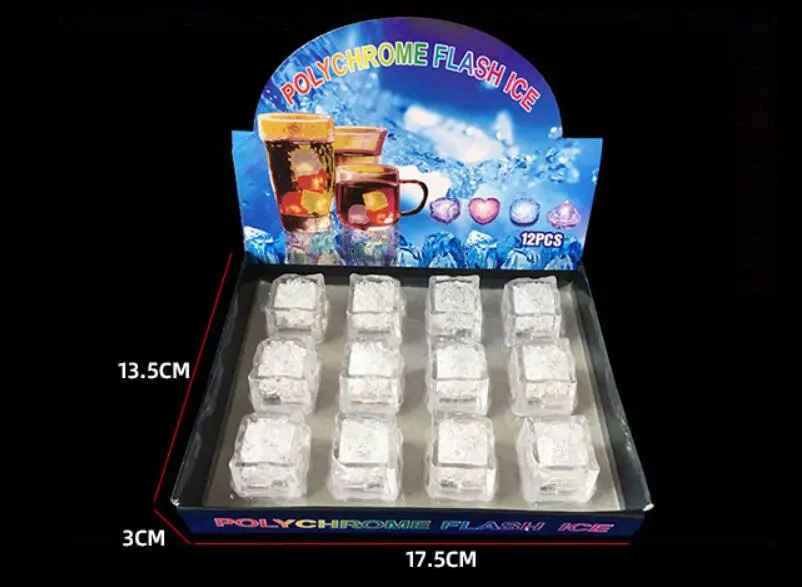 Water Sensor Luminous LED Colorful Ice Cubes
