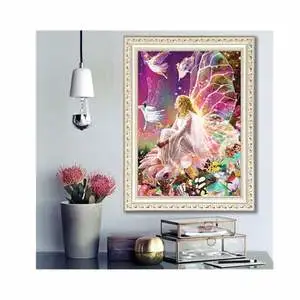 Elf Girl Embroidery DIY Cross Stitch Kit Wall Decoration