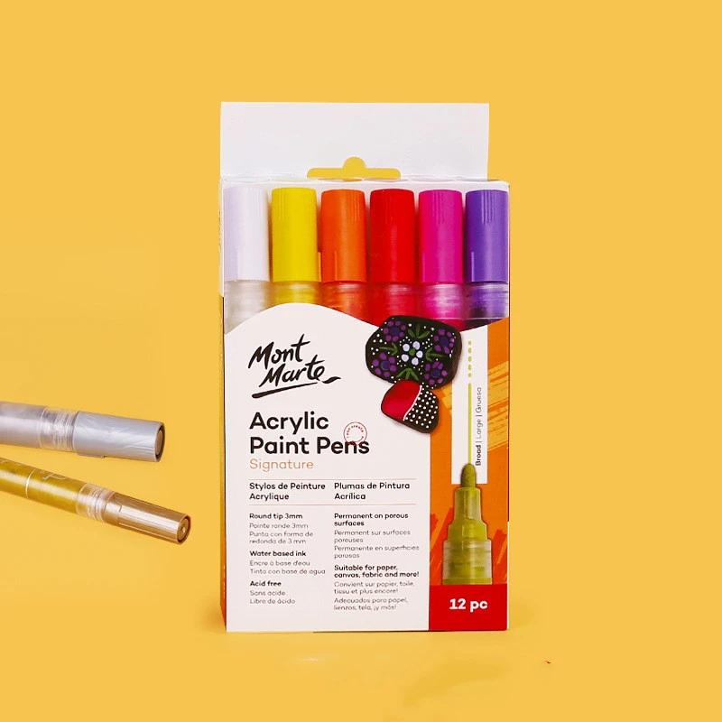12-color DIY Acrylic Paint Marker Pen Set