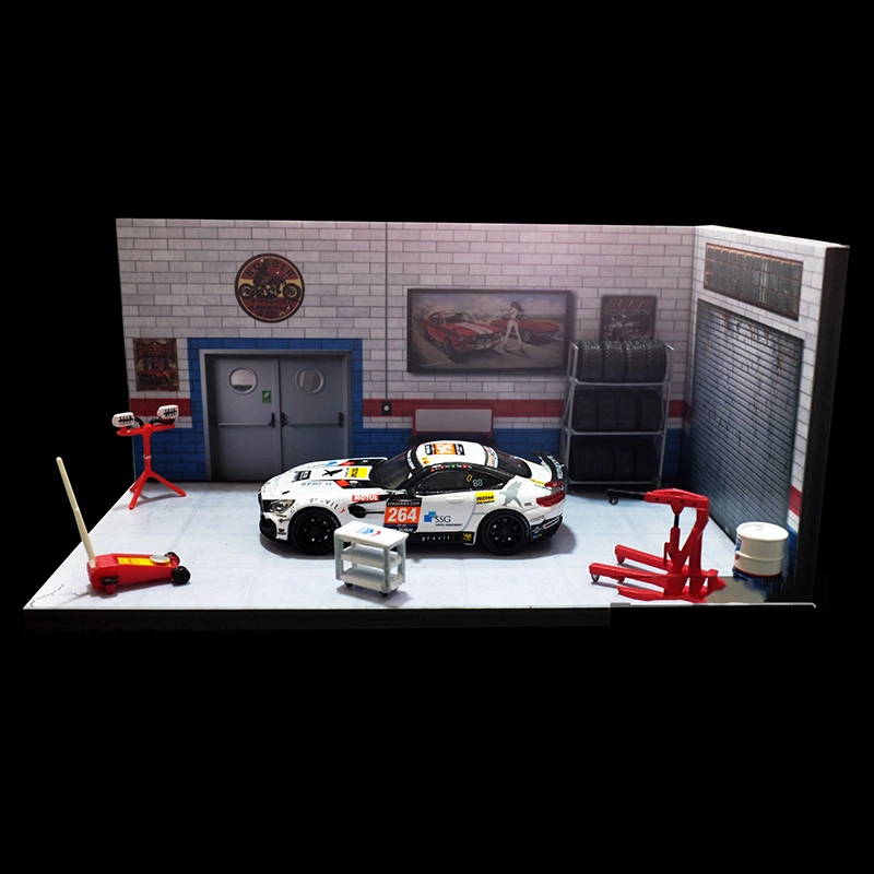 Maintenance Car Hall Scene Parking