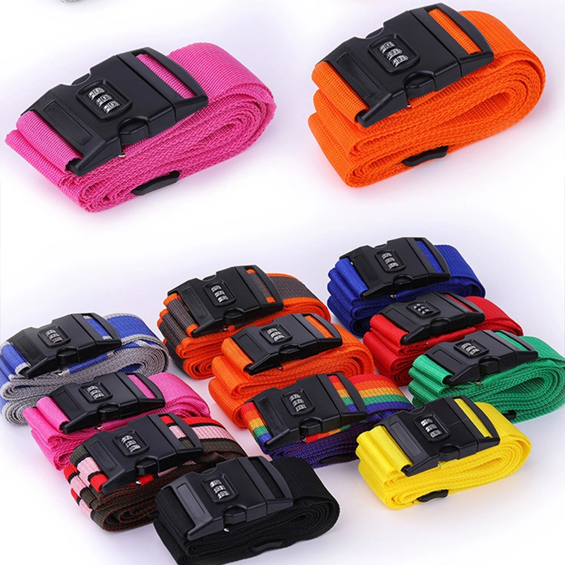 Cross Packing Belt Suitcase Binding With Password Reinforcement