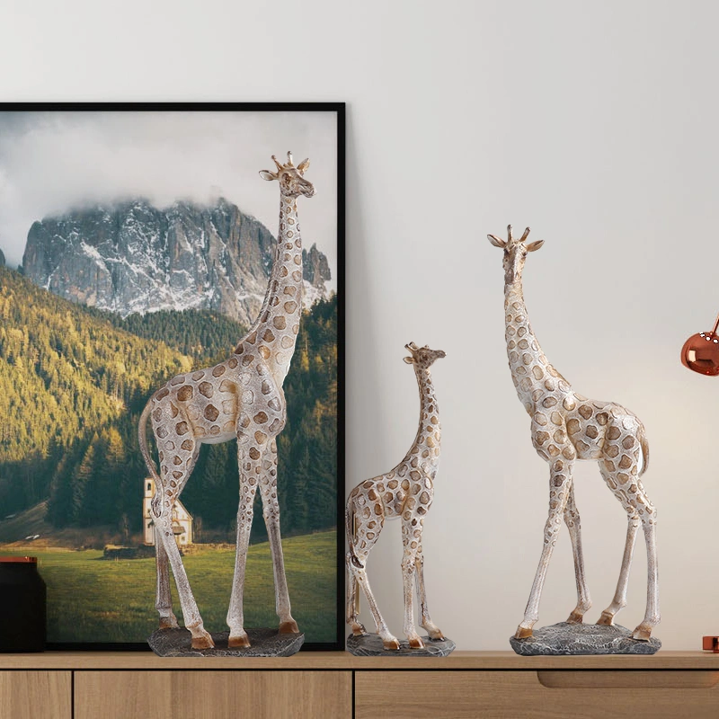 Giraffe Ornaments Big Simple Home Accessories