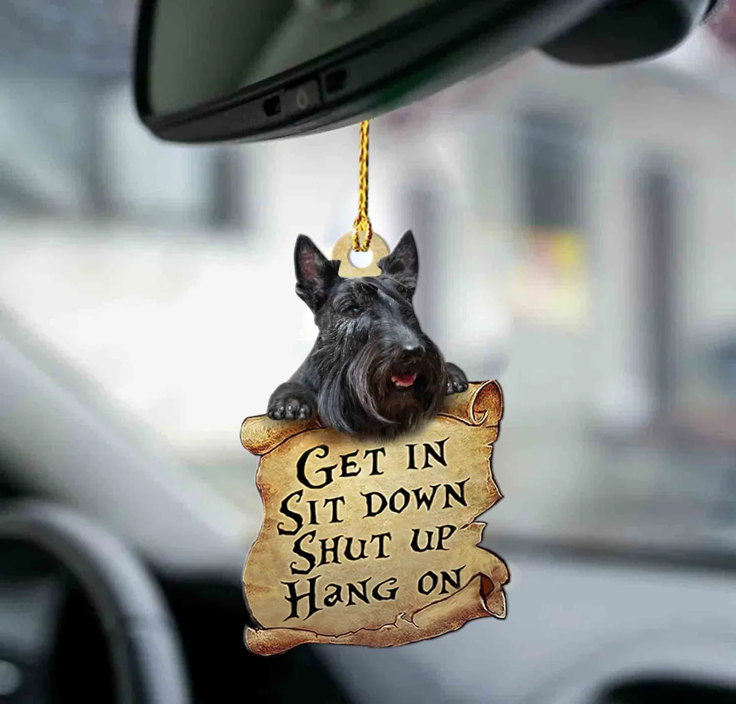 Colorful Car Pendant Interior Rearview Mirror Decoration
