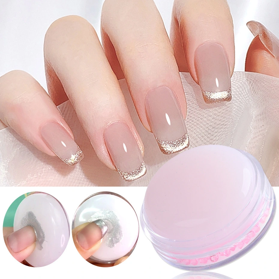 Nail Tools Milky White Silicone Transfer Stamp