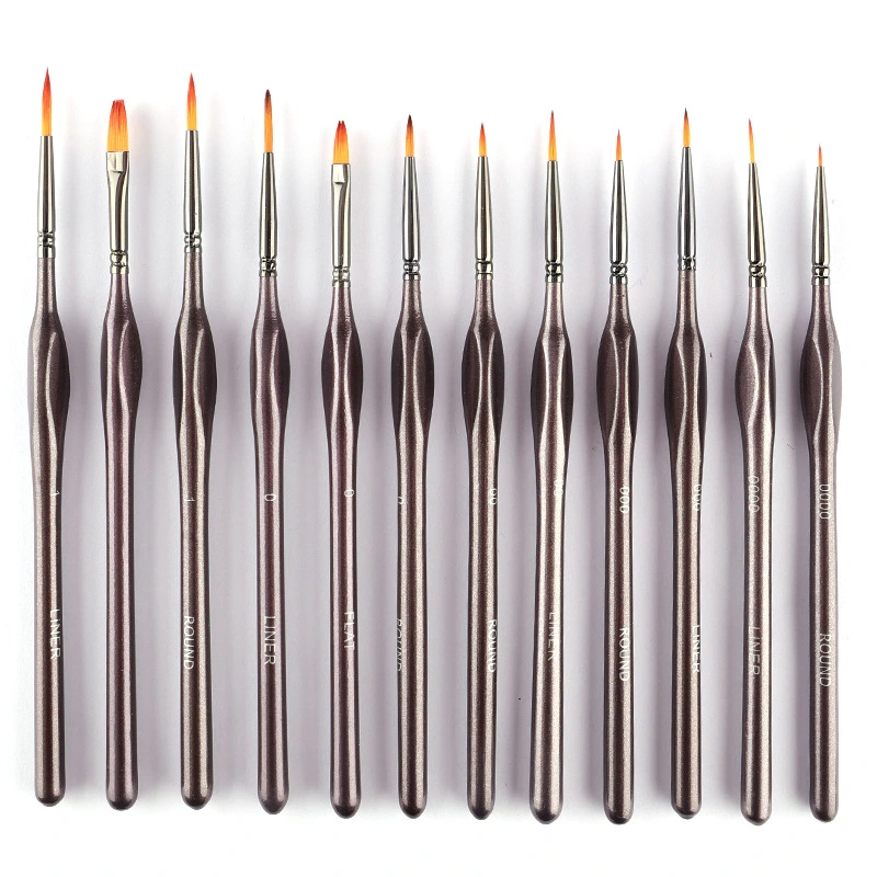 12 Painting Set Triangle Bar Art Hook Line Pen