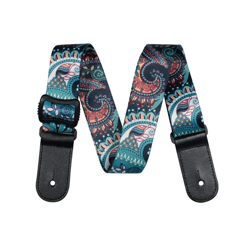 Musical Instrument Strap Printed Ukulele Colored Small Guitar