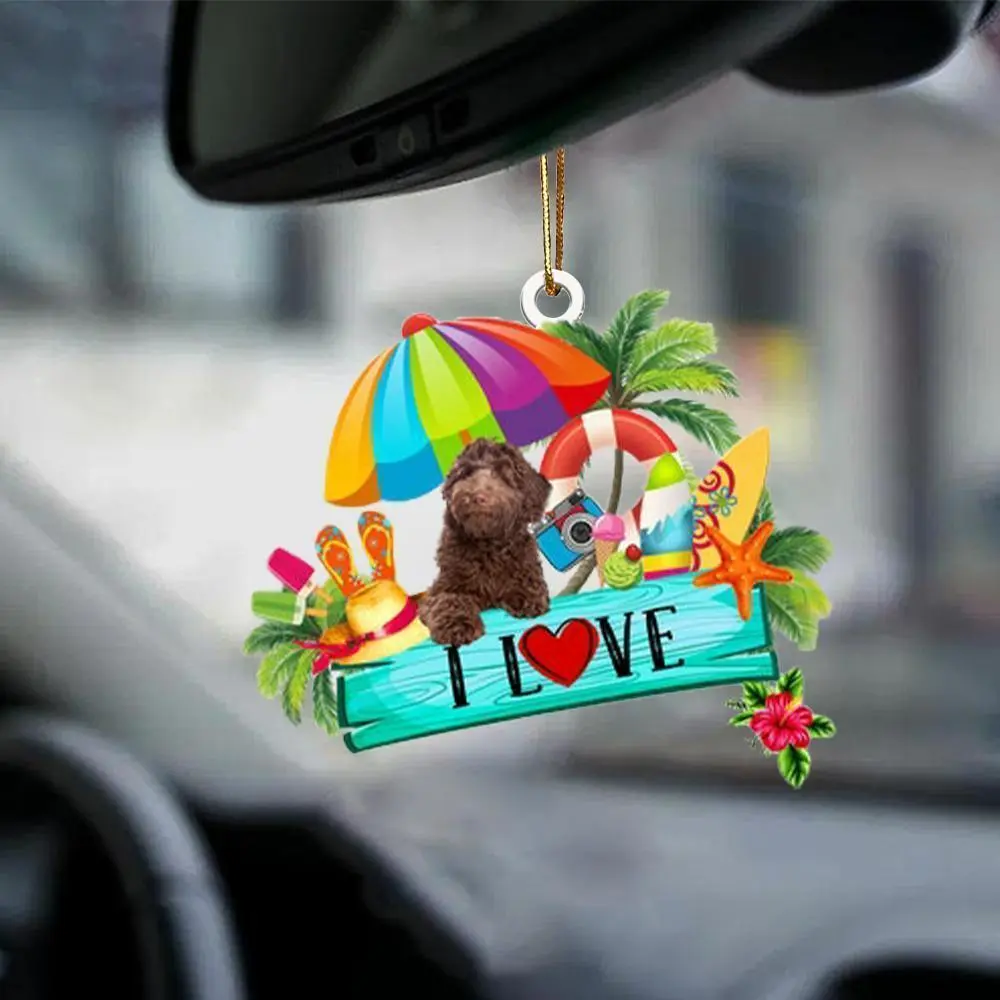 Colorful Car Pendant Interior Rearview Mirror Decoration