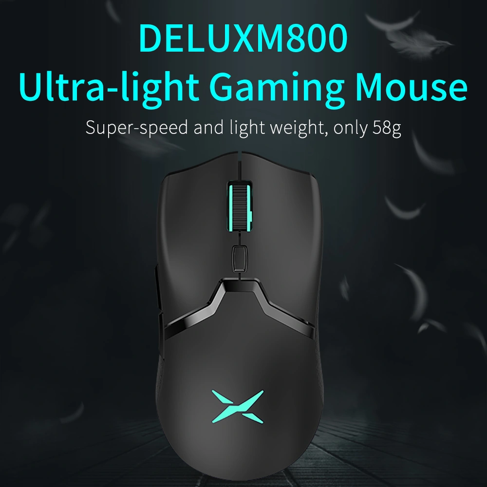 Wireless Photoelectric Rechargeable Dual-mode Gaming Mouse