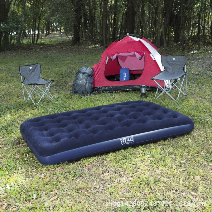 Luxury Column Flocking Double Air Mattress