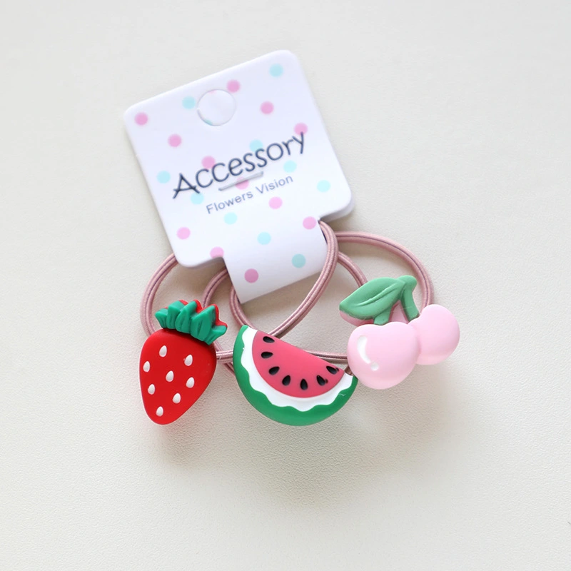 Cartoon Resin Small Rubber Band Children's Hair Accessories