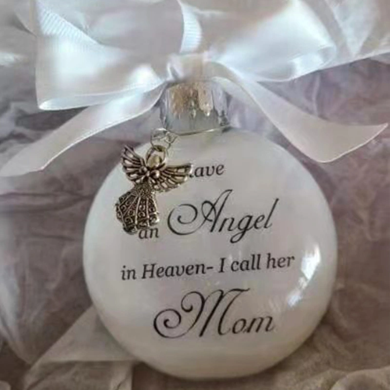 Angel In Heaven Badminton Plastic Ball Ornament Christmas Tree Pendant