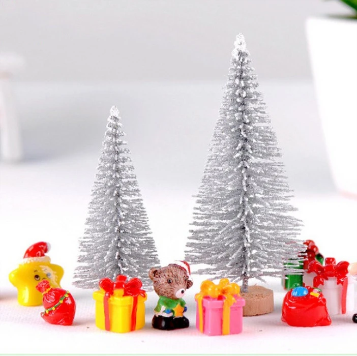 A Variety Of Sizes Of Christmas Trees Meaty Ornaments