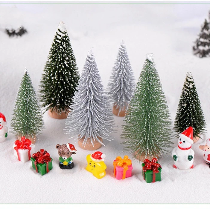 A Variety Of Sizes Of Christmas Trees Meaty Ornaments