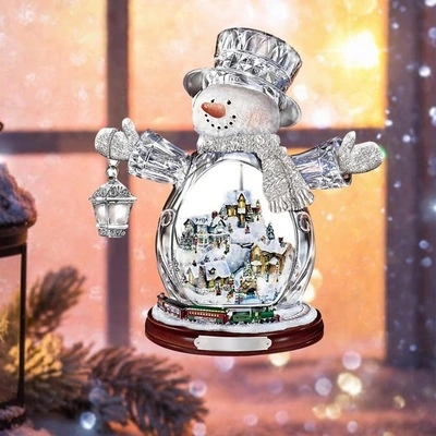Christmas Crystal Tree Sticker Ornament Glass Decoration