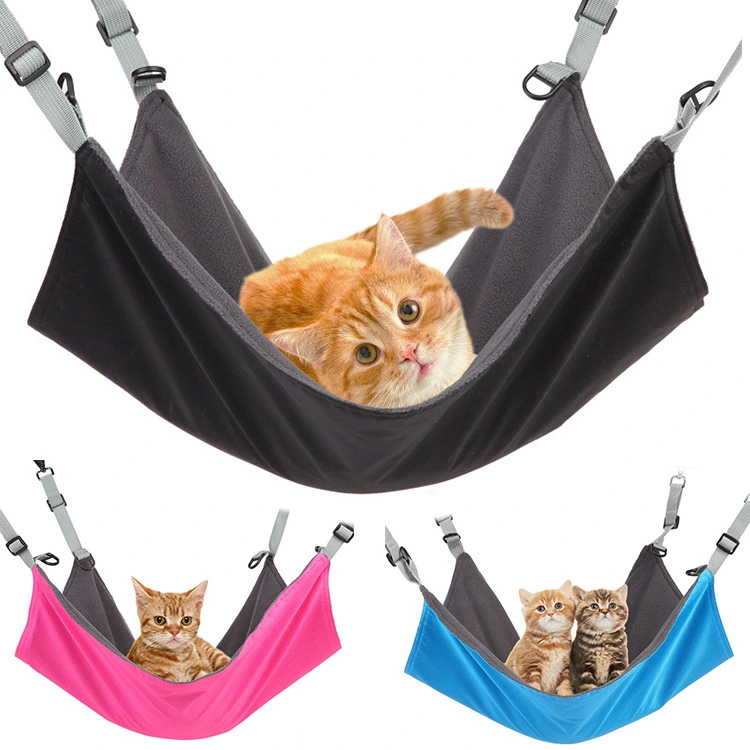 Double-sided Pet Hammock Hung On The Table And Chair Iron Cage