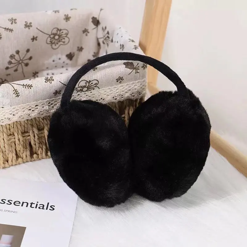 New Female Winter Warmth With Fluffy Earmuffs