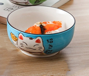 Cartoon Japanese Creative Ramen Restaurant Hotel Soup Bowl