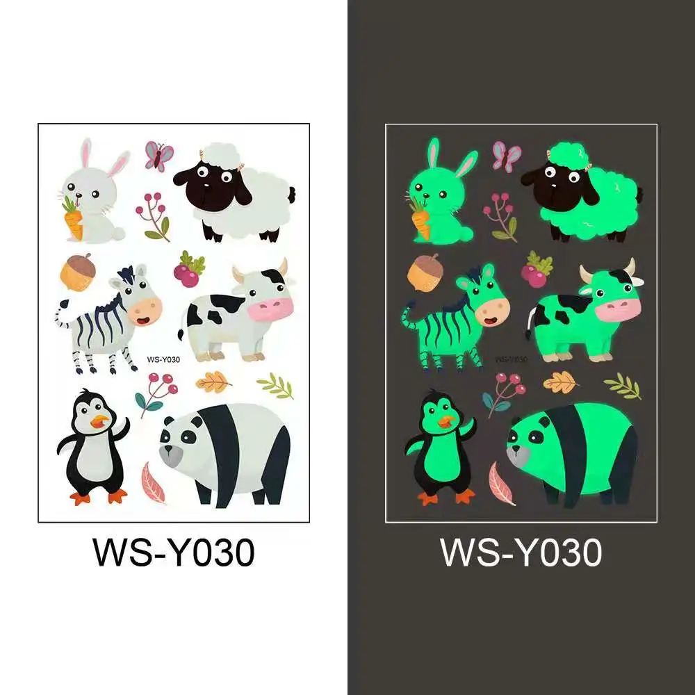Kids Waterproof Temporary Tattoo Sticker Cute Dinosaur Unicorn