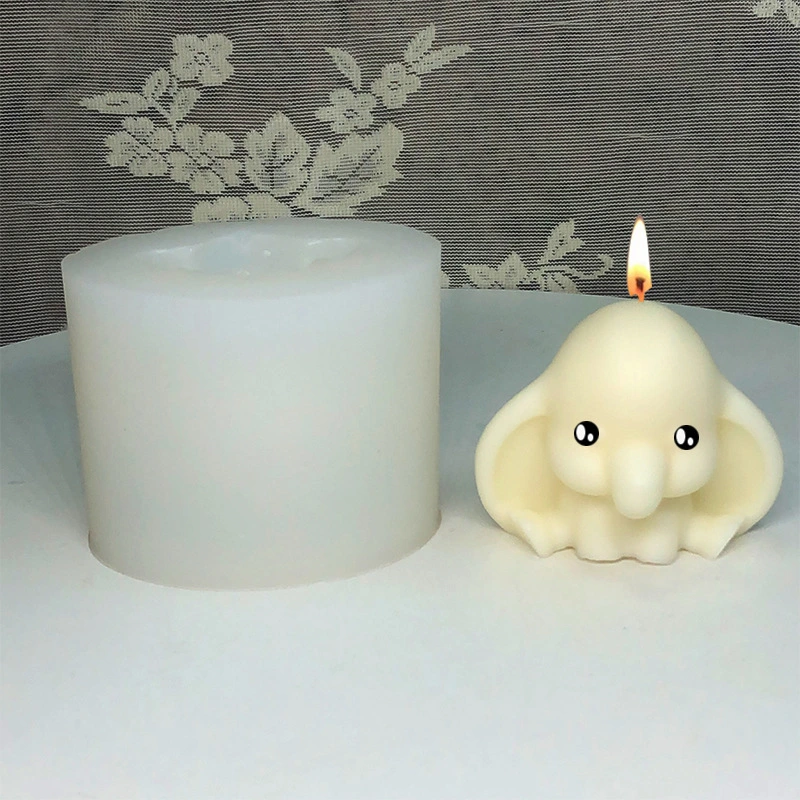 New Candle Silicone Mold Diy To Make Baby Elephant Ornaments