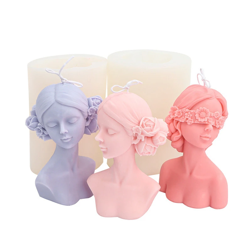 Blindfolded Big Braid Silicone Candle Mold