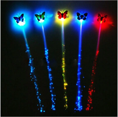 Luminous Glitter Colorful Butterfly Performance Braids