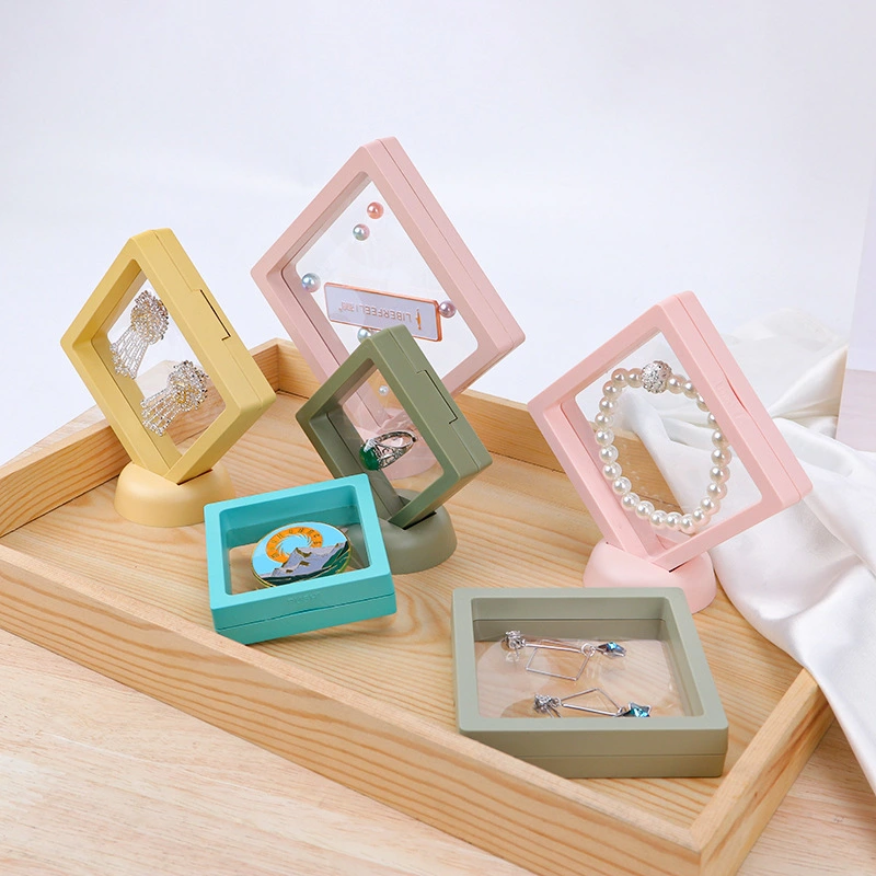 Multi-color PE Film Box Suspension Display Jewelry Packaging Box