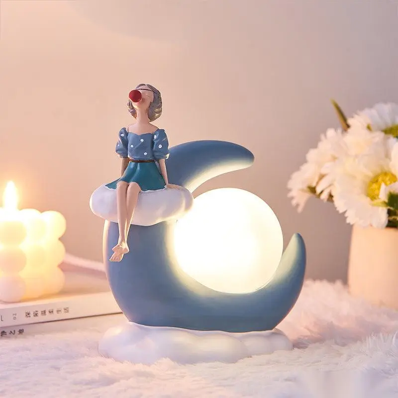 Christmas Nordic Creative Bubble Girl Moon Light