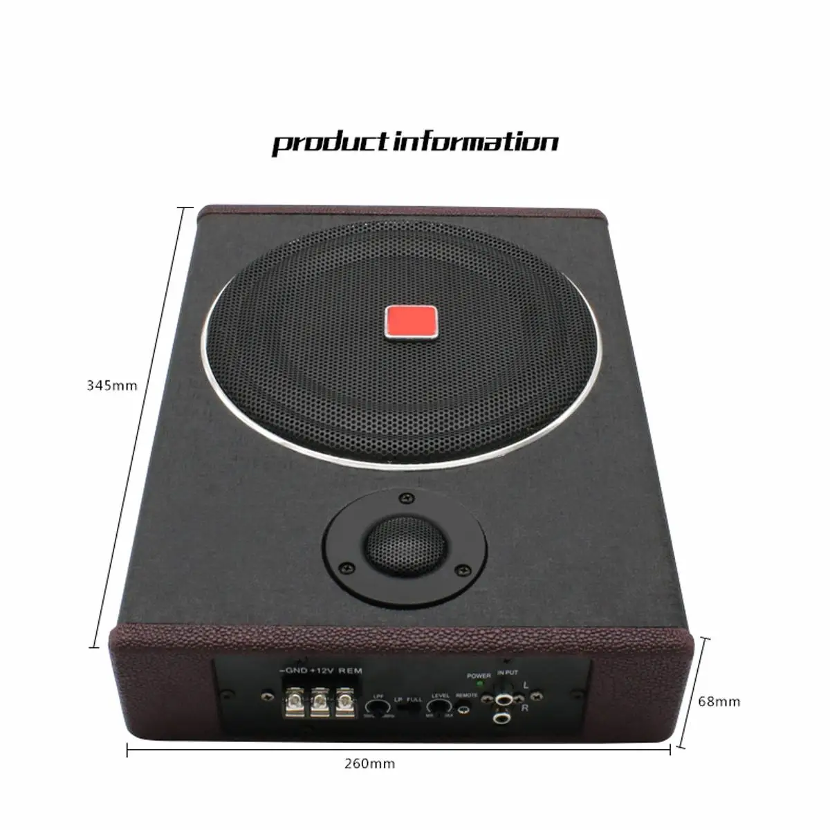 Audio 8-inch Car Ultra-thin Subwoofer