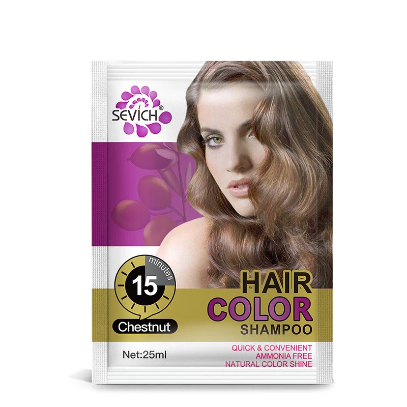 Convenient Coloring Plant Four-color Shampoo