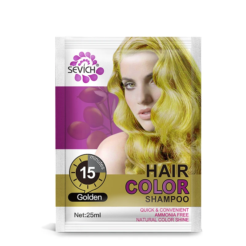 Convenient Coloring Plant Four-color Shampoo