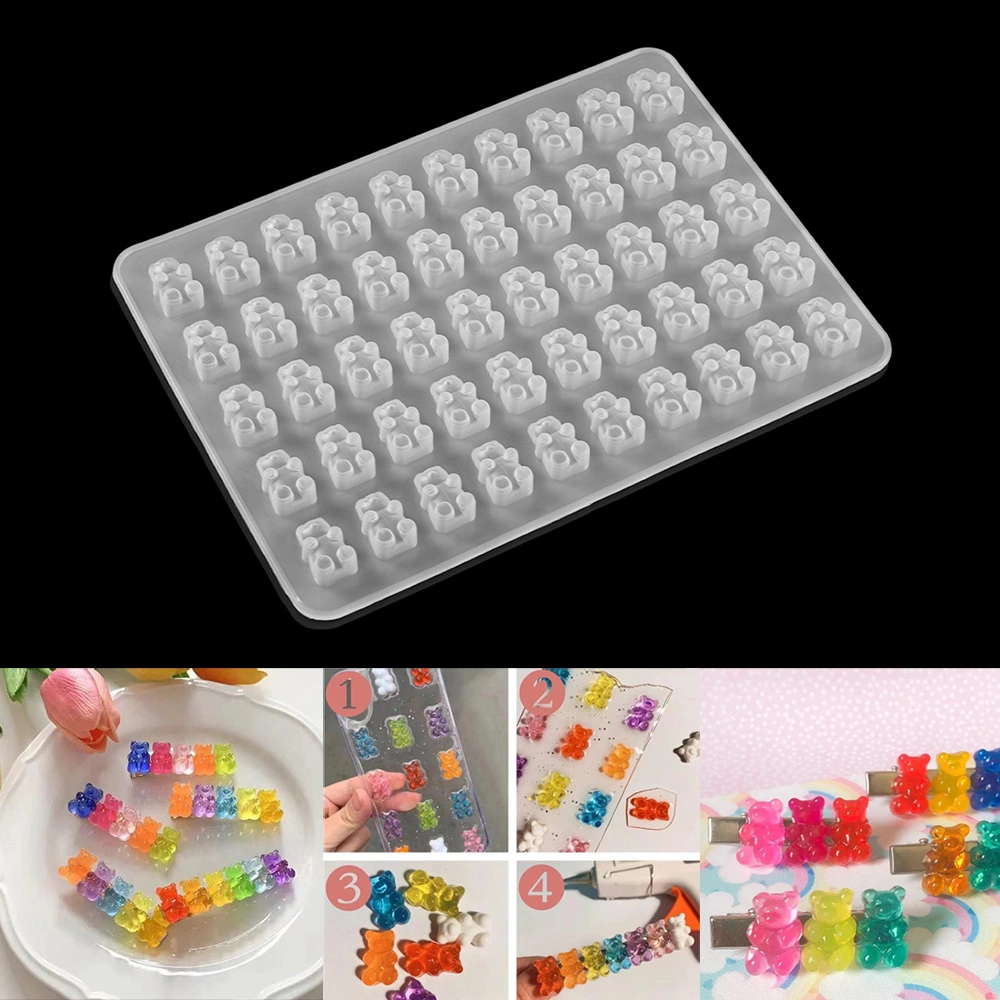 Crystal Epoxy Whole Board Gummy Bear Silicon Mould