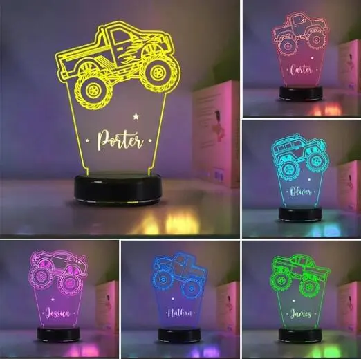 Colorful Touch Remote Control LED Visual Light