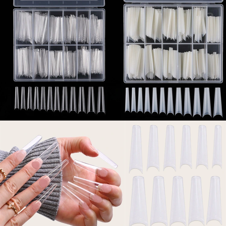 New French Style Denim Nails 240 Pieces