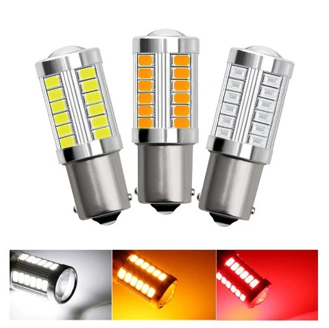 LED Turn Signal 3157 3156 5730 5630 33SMD 7443 7440 Reversing Brake Light