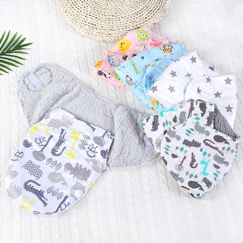 Newborn Anti-startle Swaddled Baby Fallwinter Double Wrap