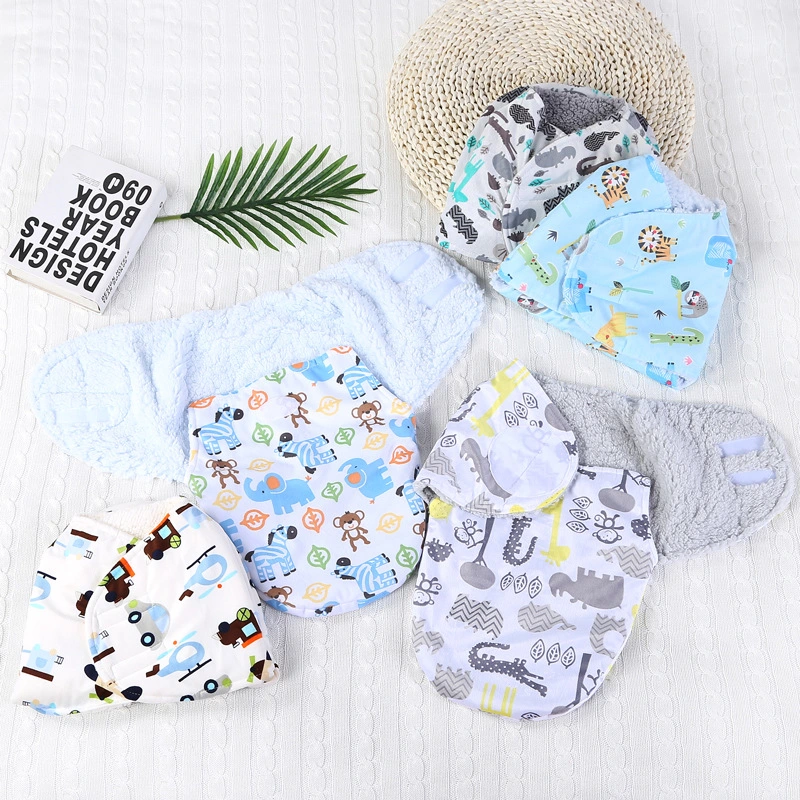Newborn Anti-startle Swaddled Baby Fallwinter Double Wrap